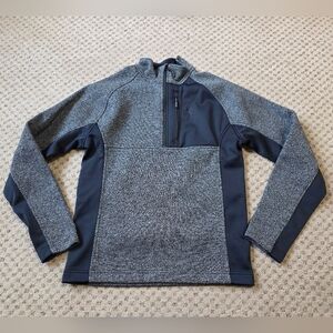 Spyder fleece lined quarter zip sweater